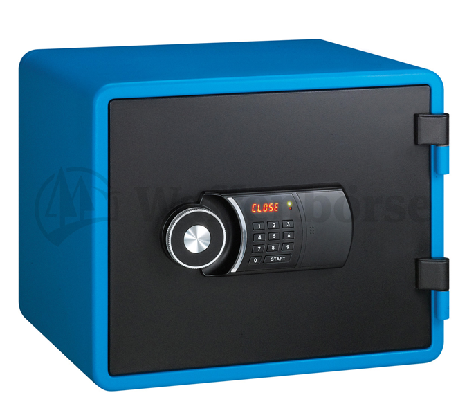 RIEFFEL  VT-FS Blau Elektronikschloss Feuersicher