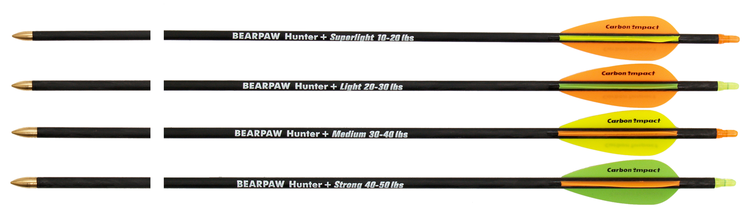BEARPAW Carbonpfeil Penthalon Slim Line 800 light Plastikfletches