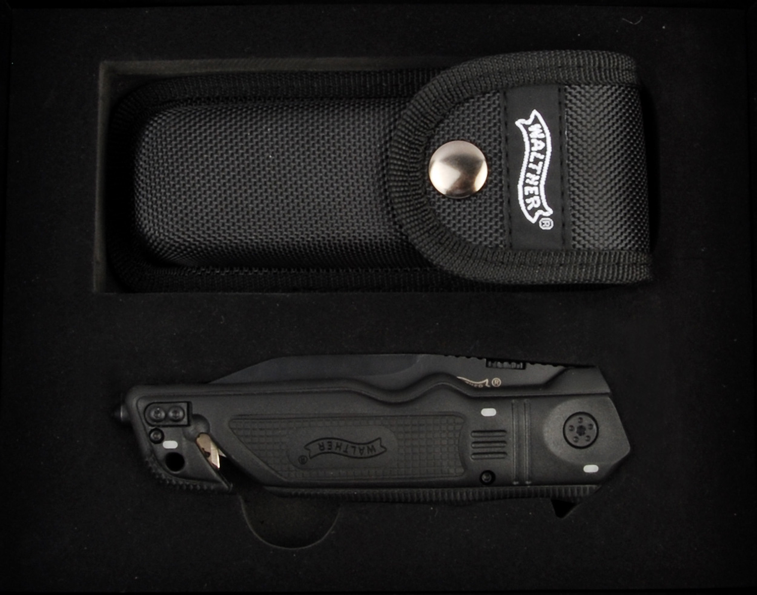 WALTHER Rescue / Sicherheitsmesser, schwarz