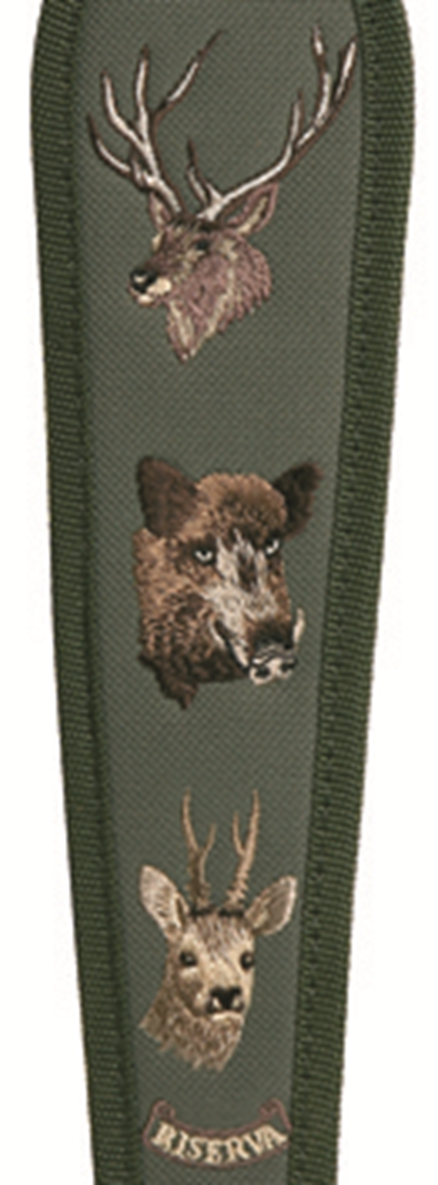 RISERVA Cordura Gewehrriemen grün Reh/Hirsch/Keiler