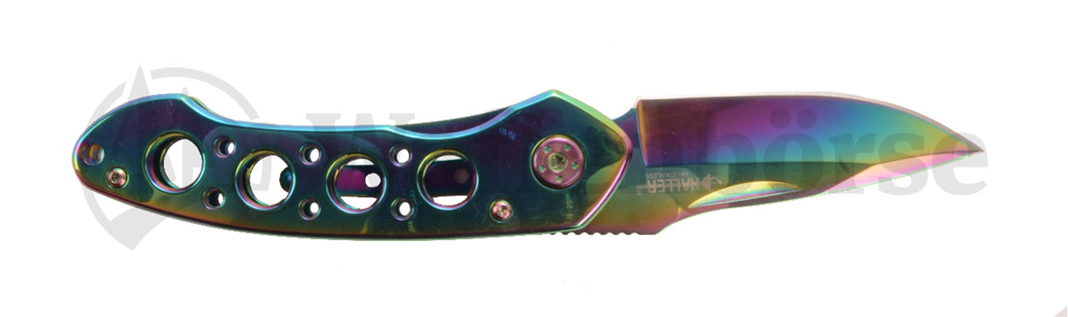 HALLER Taschenmesser Rainbow coating