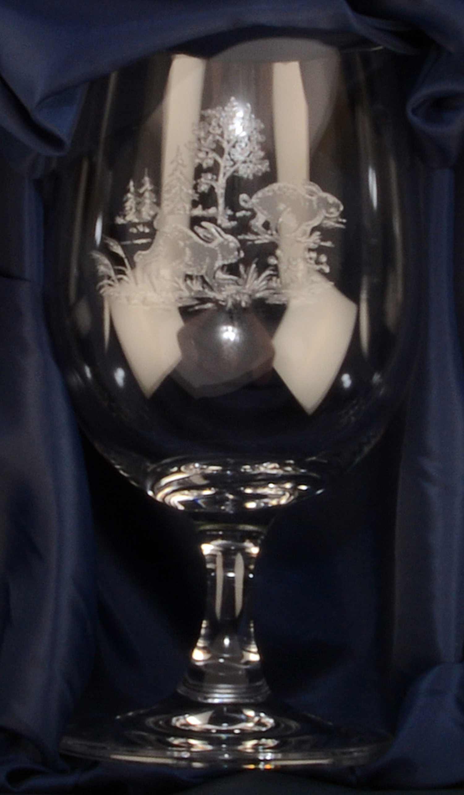 Weingläser Set - 6 Stück mit Jagdmotiven