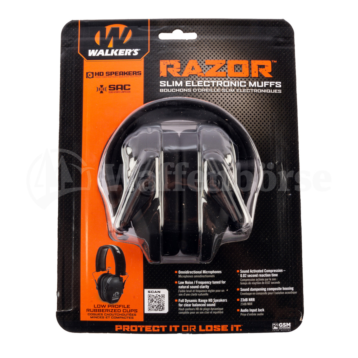 WALKER`S Razor Black 23dB