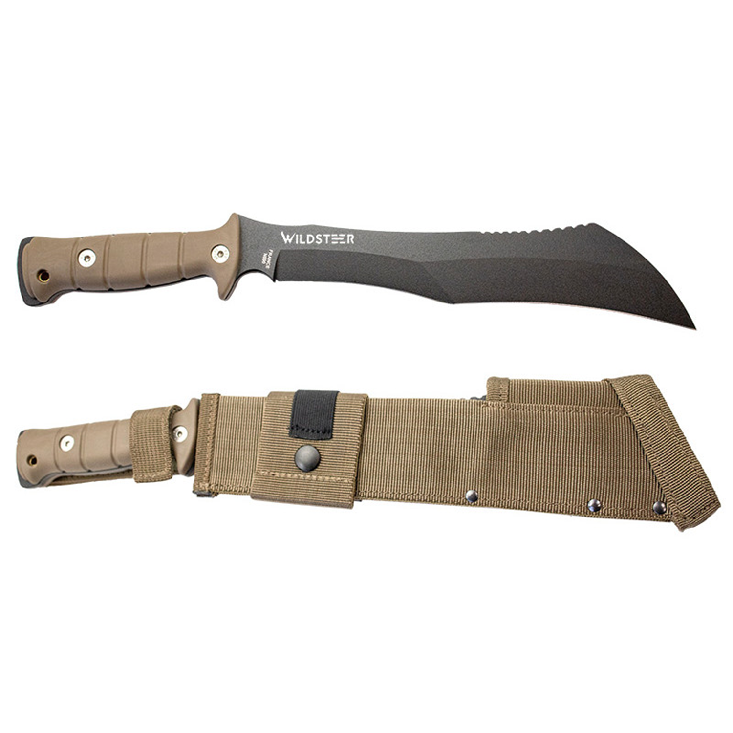 WILDSTEER  Machete Jungle FDE - Black