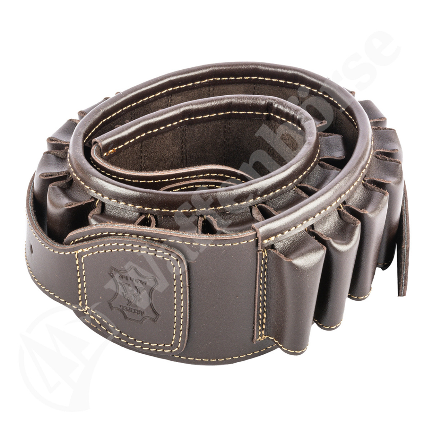 ARTIPEL Patronengurt Rindsleder Economique für cal. 12/16/20