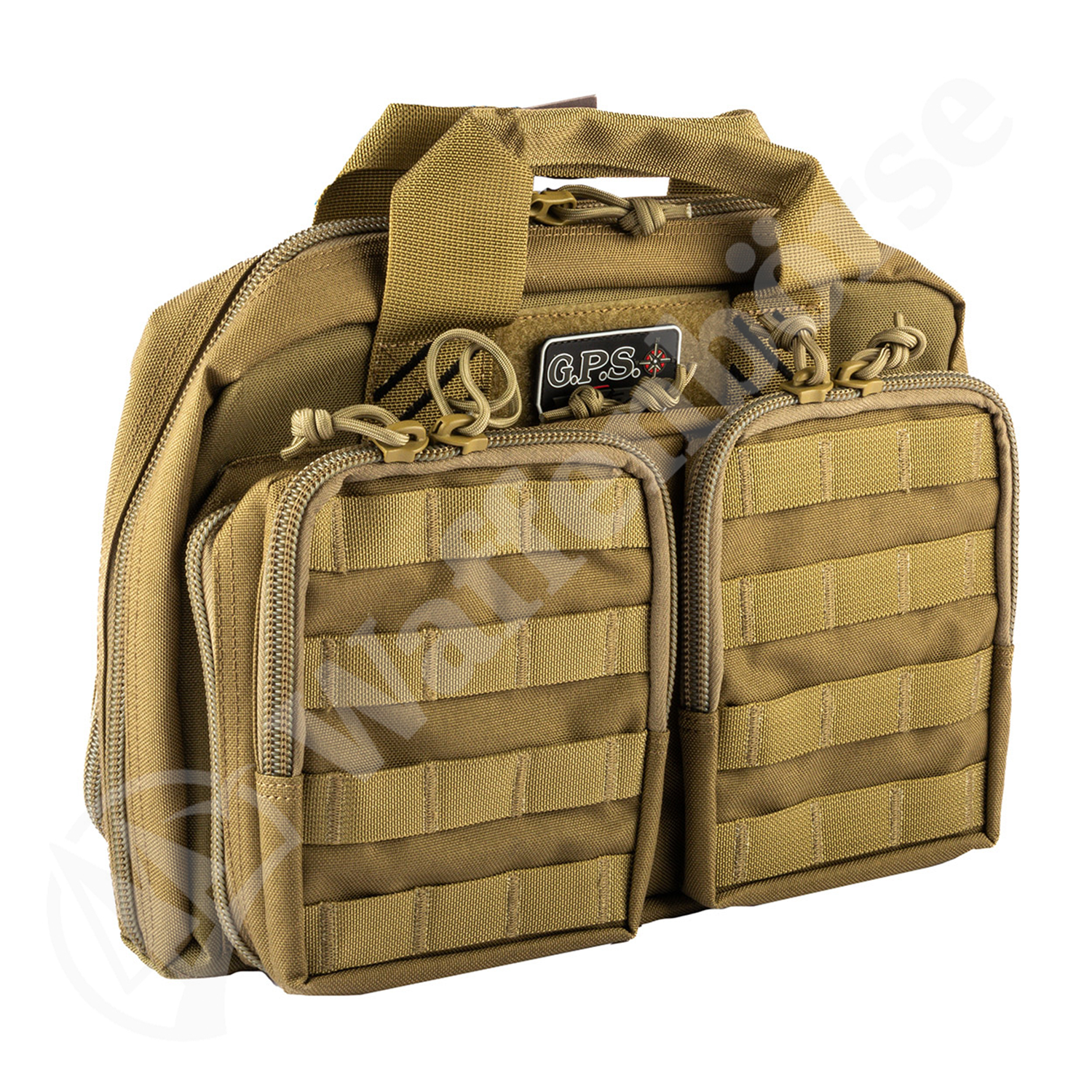 GPS Quad +2 Pistol Range Bag Tan