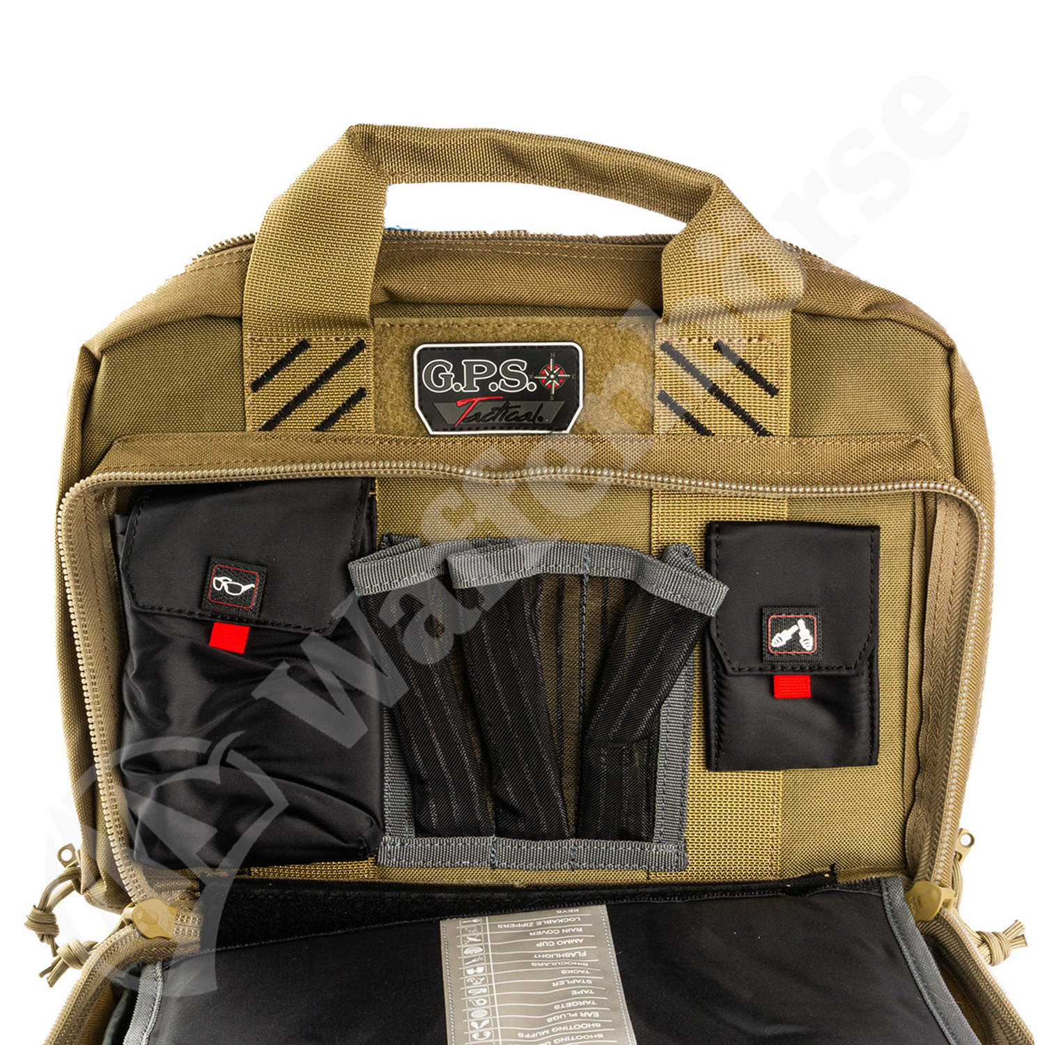 GPS Quad +2 Pistol Range Bag Tan