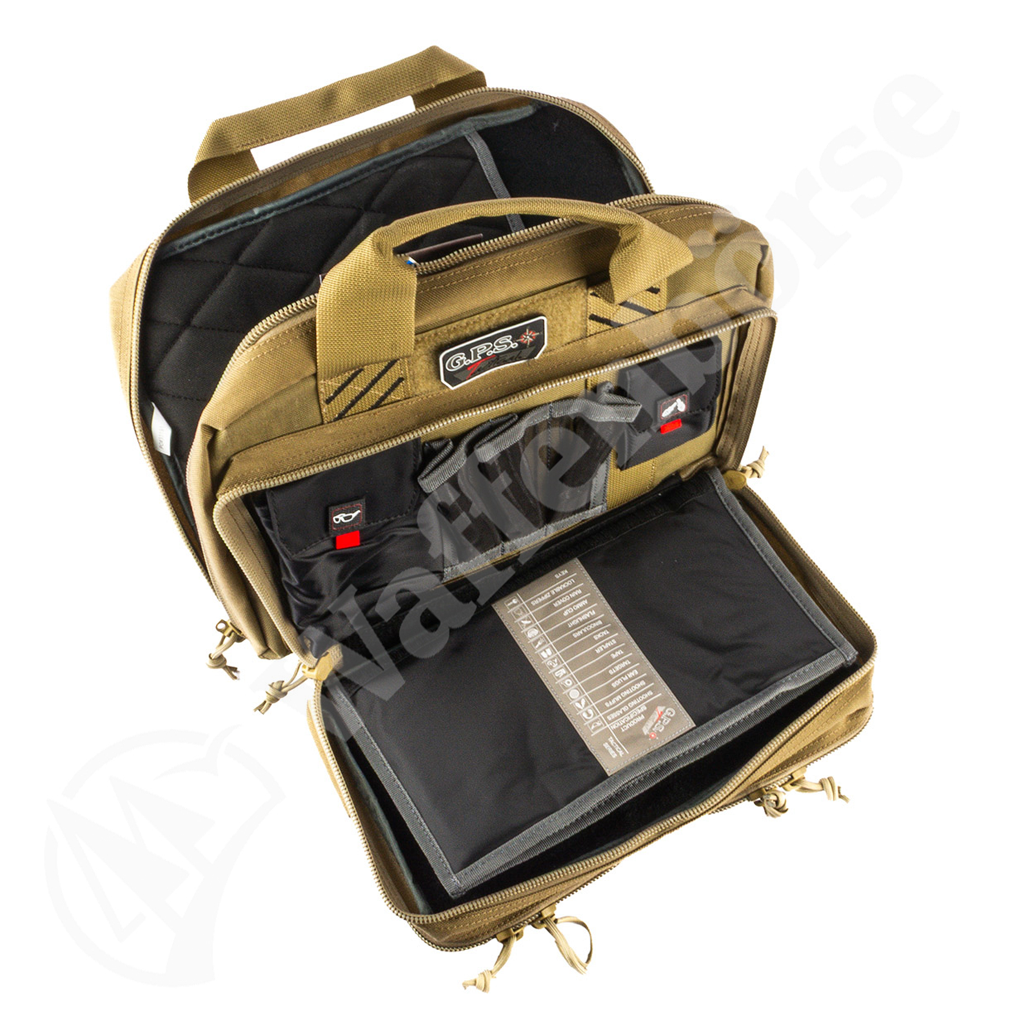 GPS Quad +2 Pistol Range Bag Tan
