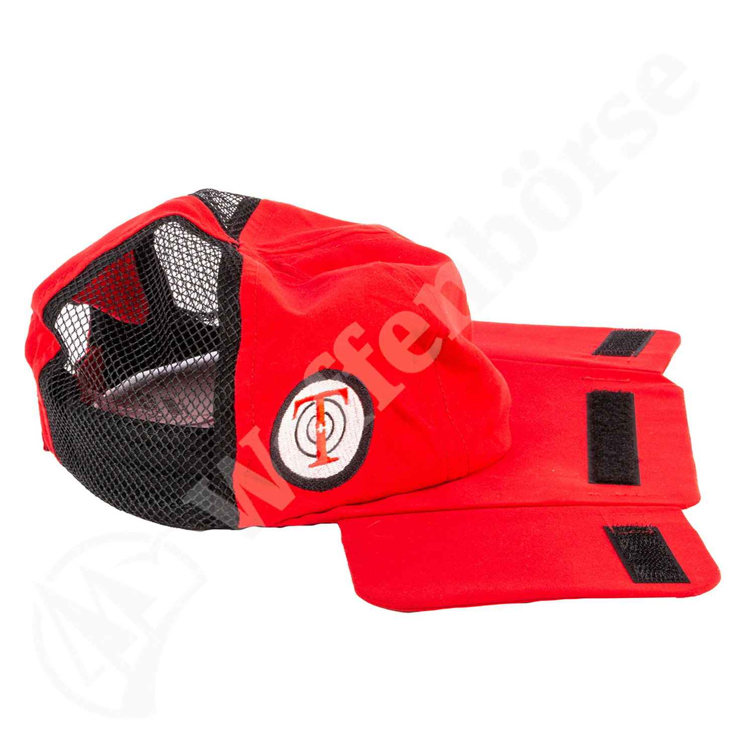 TRUTTMANN Schiessmütze-rot langes Schild