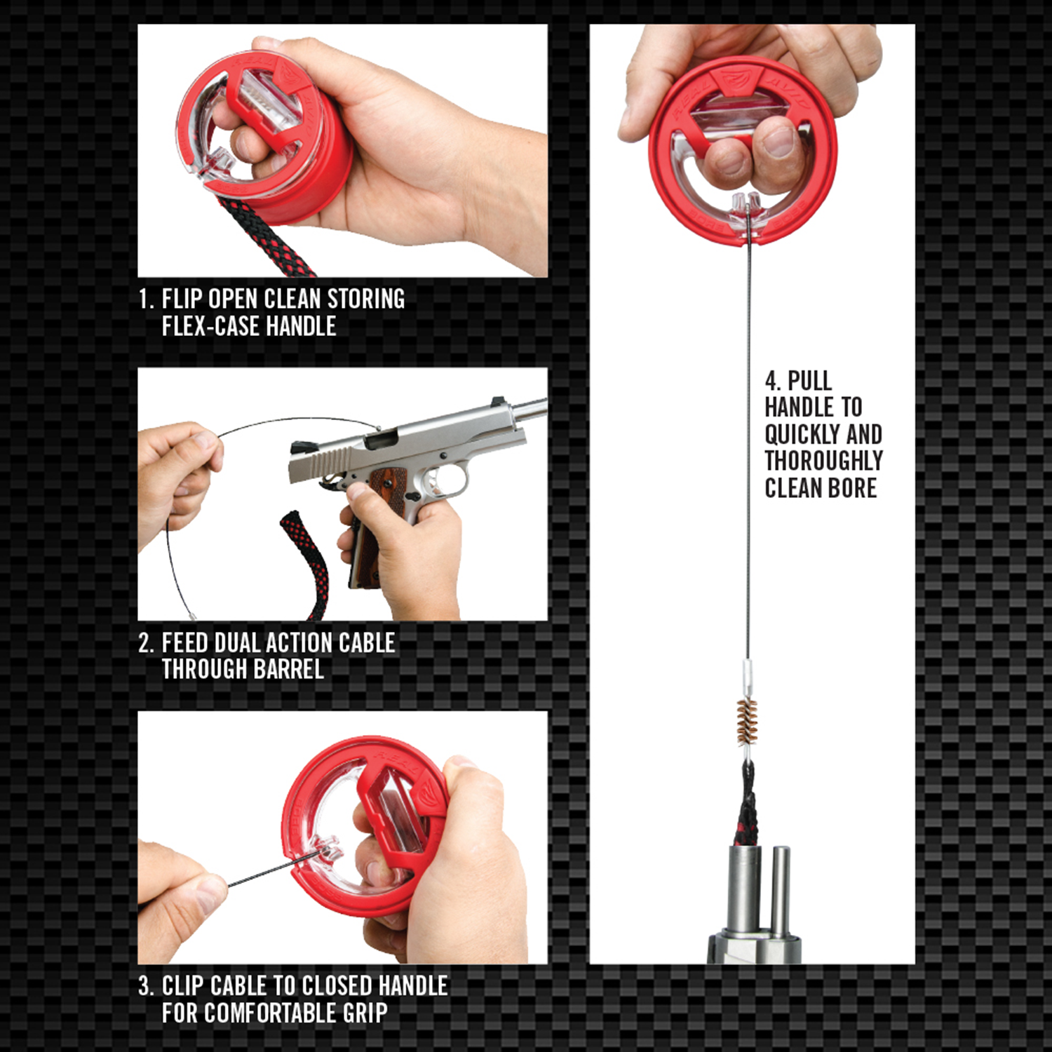 REAL AVID .270/.280/7mm Bore Boss Kits Reinigungsschnur