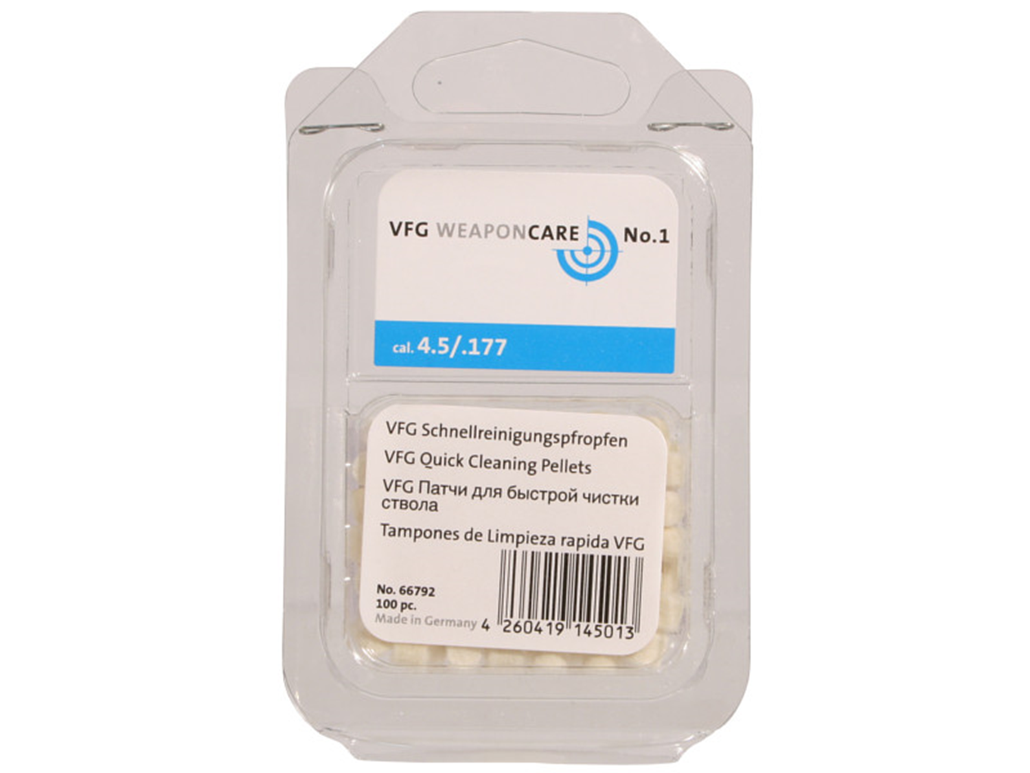 VFG Reinigungspfropfen Kal 4.5mm Blister