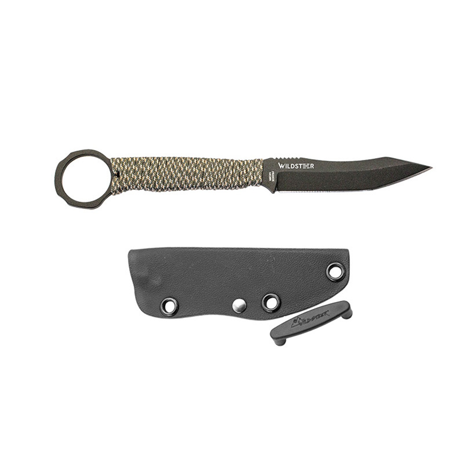 WILDSTEER  Scorpion Black, Paracorde Urban Camo