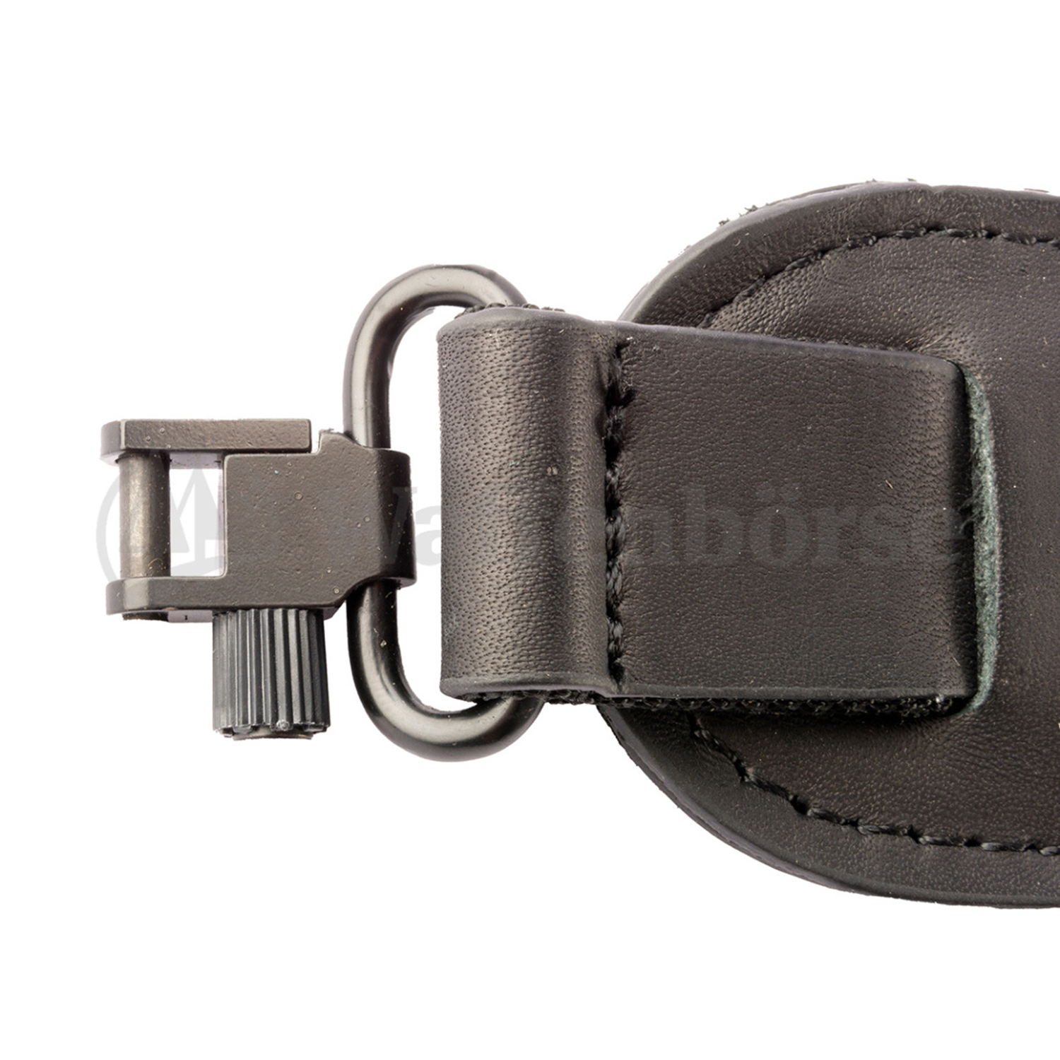 Mjoelner Hunting Gewehrriemen Leder Neopren Black