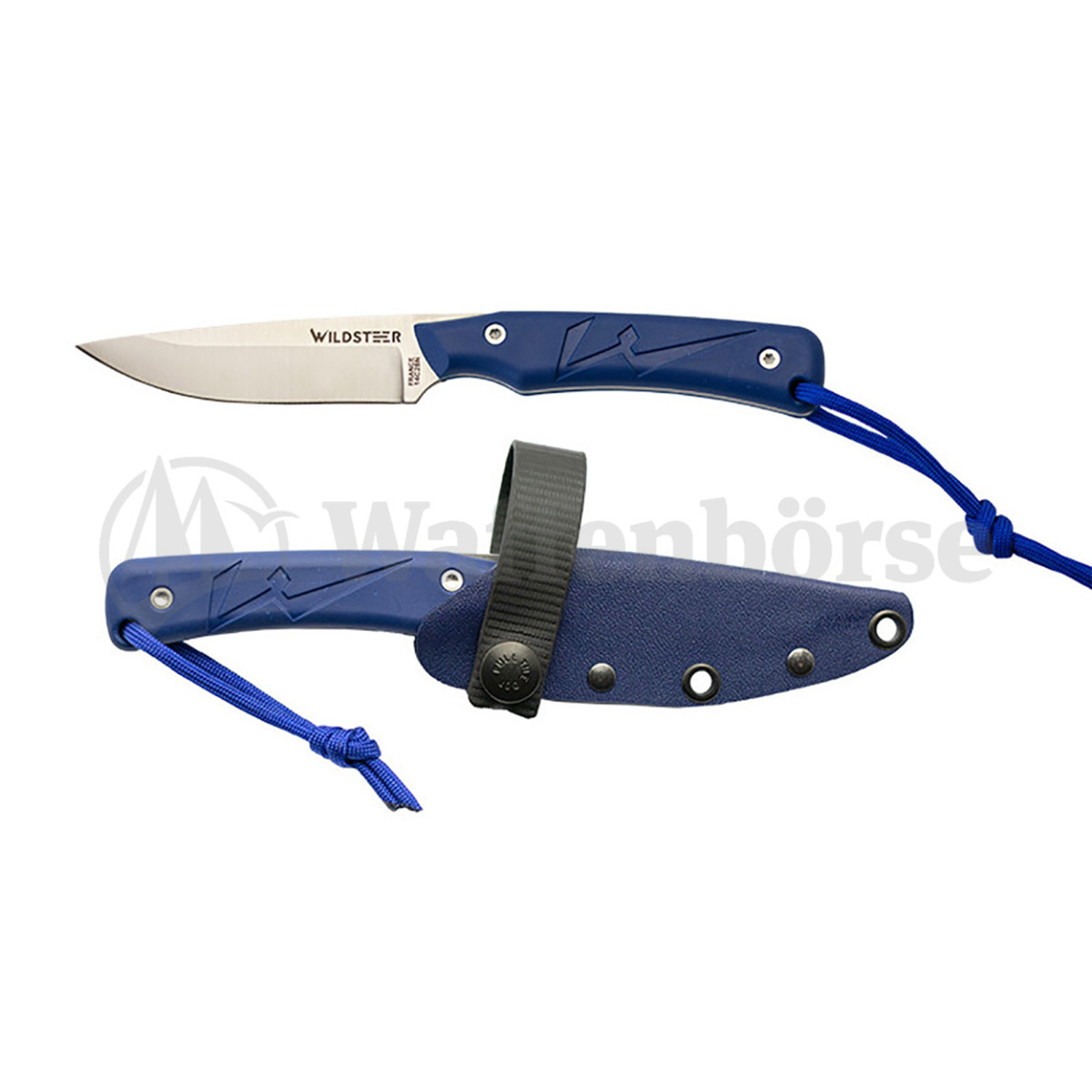 WILDSTEER  Troll Einhandmesser Blau