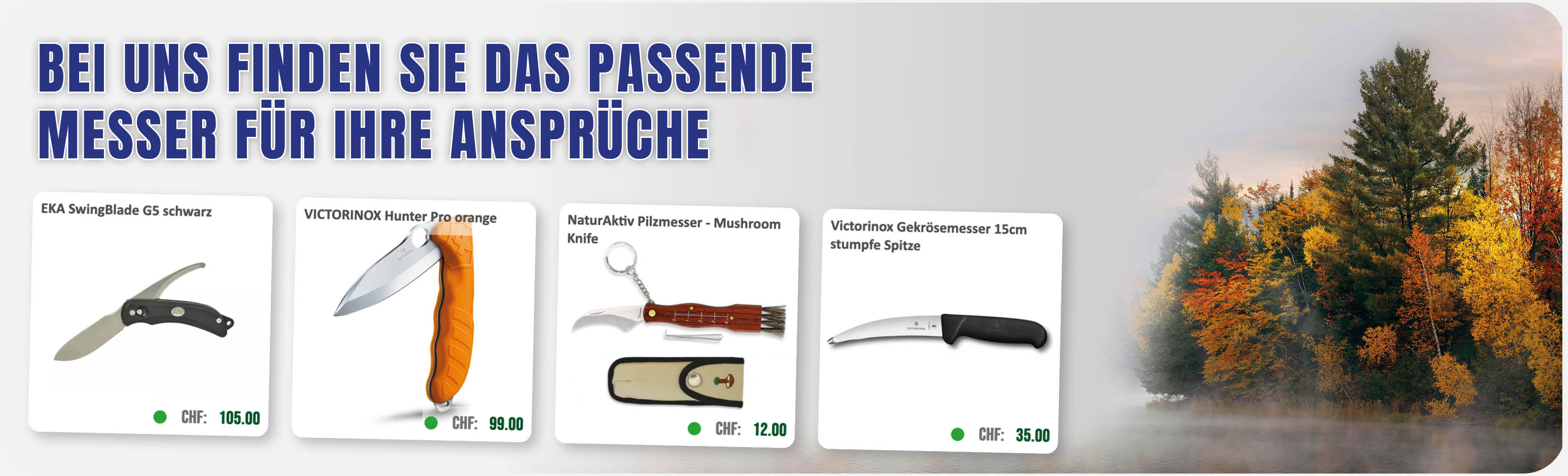Passendes Messer