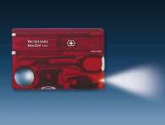 VICTORINOX SwissCard Lite rot transparent
